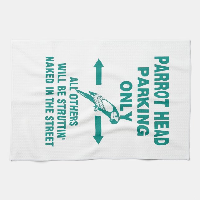 Parking only  tea towel (Horizontal)