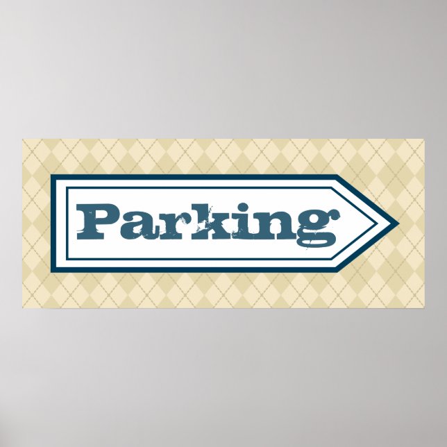 Parking Sign Poster (Front)