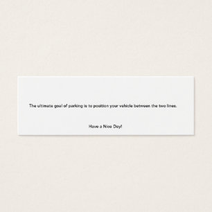 Parking Ticket