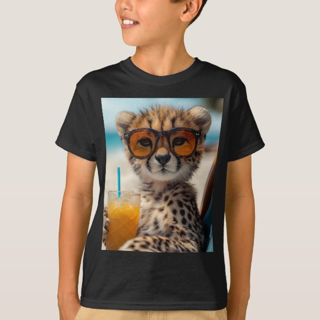 Parking with a relaxing beach T-Shirt (Front)