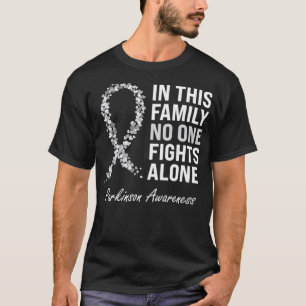 Parkinson Awareness Gray Ribbon  T-Shirt