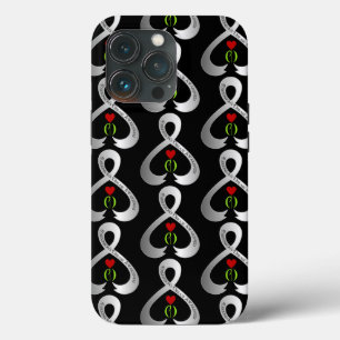 Parkinson"s Awareness Ribbon iPhone 13 Pro Case
