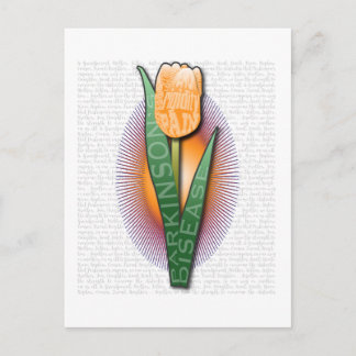 Parkinsons Disease Affected Tulip Postcard