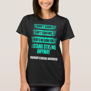 Parkinsons Disease Awareness Cause Warrior Survivo T-Shirt