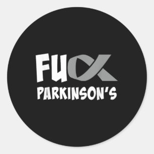 Parkinsons Disease Awareness Month For Parkinsons Classic Round Sticker