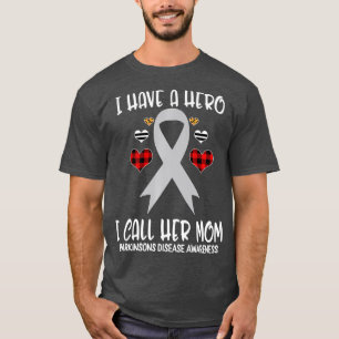 Parkinsons Disease Awareness Ribbon I Have Hero T-Shirt