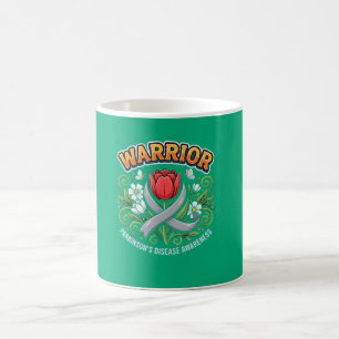 Parkinson's Disease Awareness Warrior Red Tulip Coffee Mug
