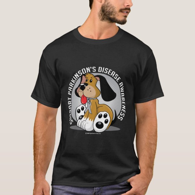 Parkinson's Disease Dog T-Shirt (Front)