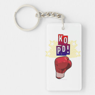 Parkinsons Disease Knockout Key Ring