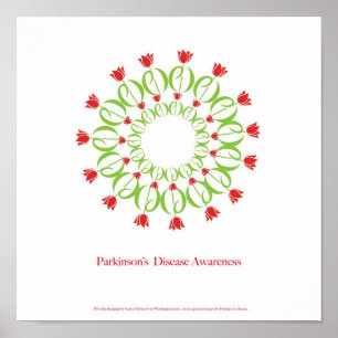 parkinson's disease, parkinsons disease, tulip, pd poster