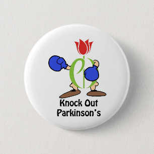 parkinson's walk, unity walk, awareness 6 cm round badge