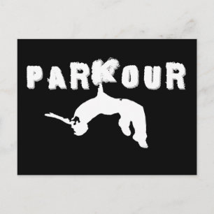 Parkour Athlete Postcard