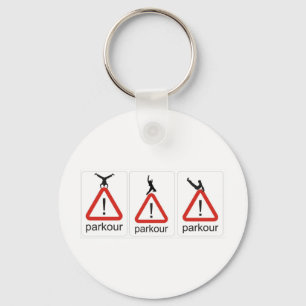 parkour awesomenesss key ring
