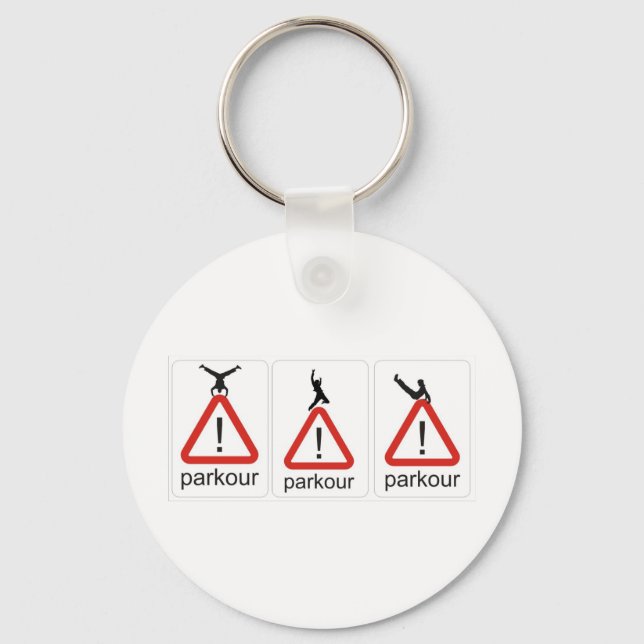 parkour awesomenesss key ring (Front)