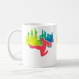 Parkour City Sunset Parkour Freerunning Coffee Mug
