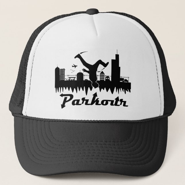 Parkour City Trucker Hat (Front)
