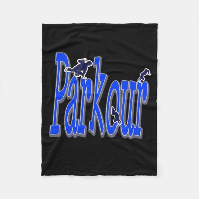 Parkour Fleece Blanket (Front)