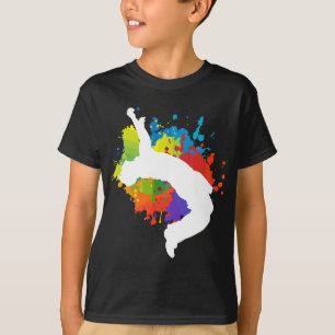 Parkour Free Running Jumping City Ninja Gift T-Shirt