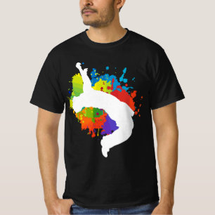 Parkour Free Running Jumping City Ninja Gift  T-Shirt