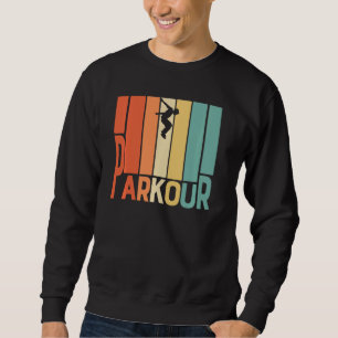 Parkour Free Running Training Traceur Retro Sport  Sweatshirt
