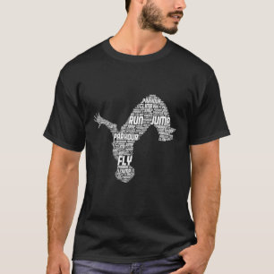 Parkour Freerunner Freerunning Traceur Men Kids Bo T-Shirt