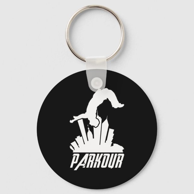 Parkour Freerunner Parkour Runner Key Ring (Front)