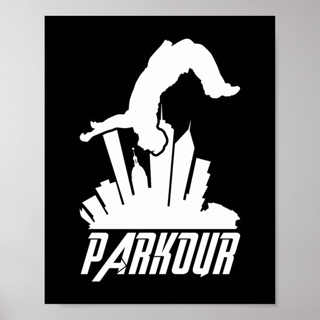 Parkour Freerunner Parkour Runner Poster (Front)