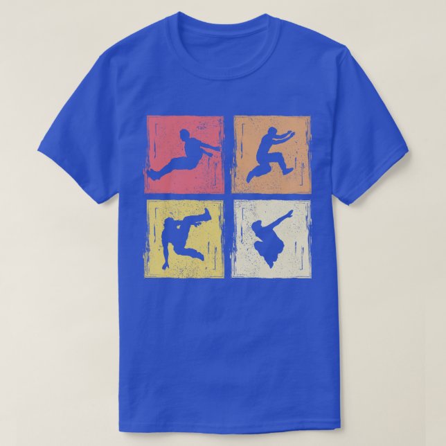 Parkour Freerunning Street Workout Acrobatic 2 T-Shirt (Design Front)