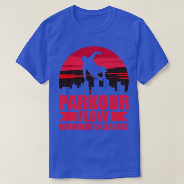 Parkour Freerunning Street Workout Acrobatic 33 T-Shirt (Design Front)