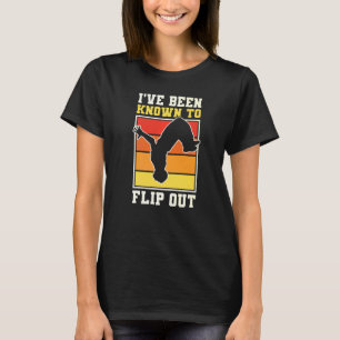 Parkour Freerunning Traceur Athlete Backflip IVe B T-Shirt