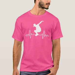 Parkour Heartbeat Graphic Freerunning Parkour T-Shirt