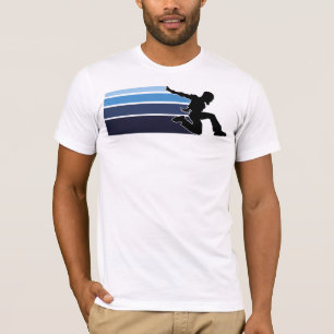 Parkour lines blue 2 light colour T-Shirt