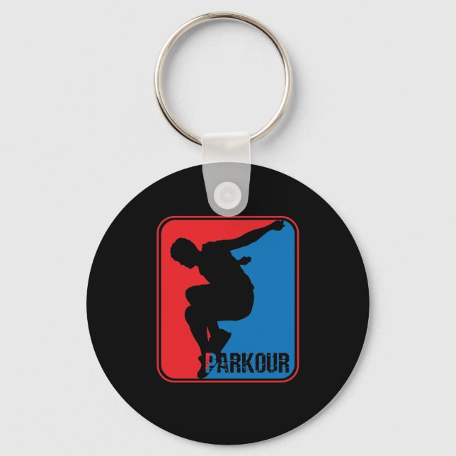 parkour logo key ring (Front)
