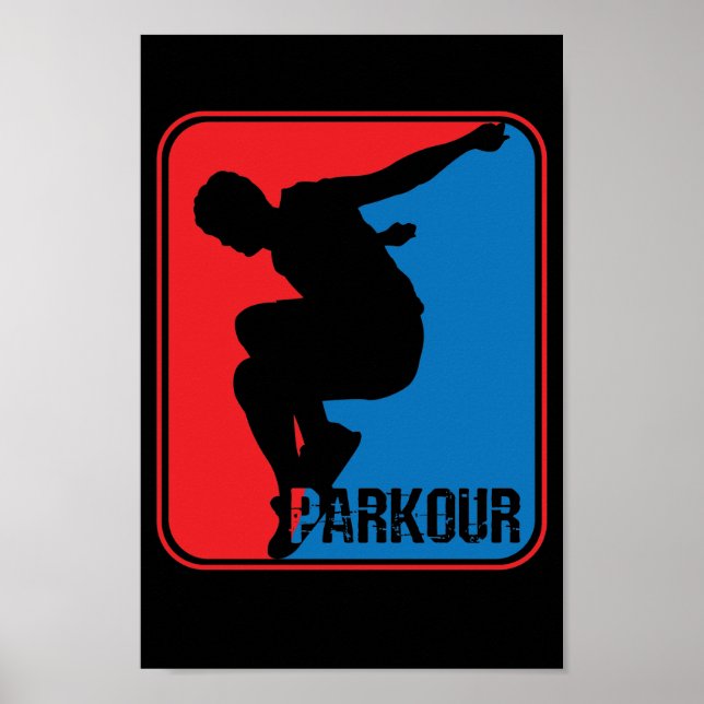 parkour Logo Poster (Front)