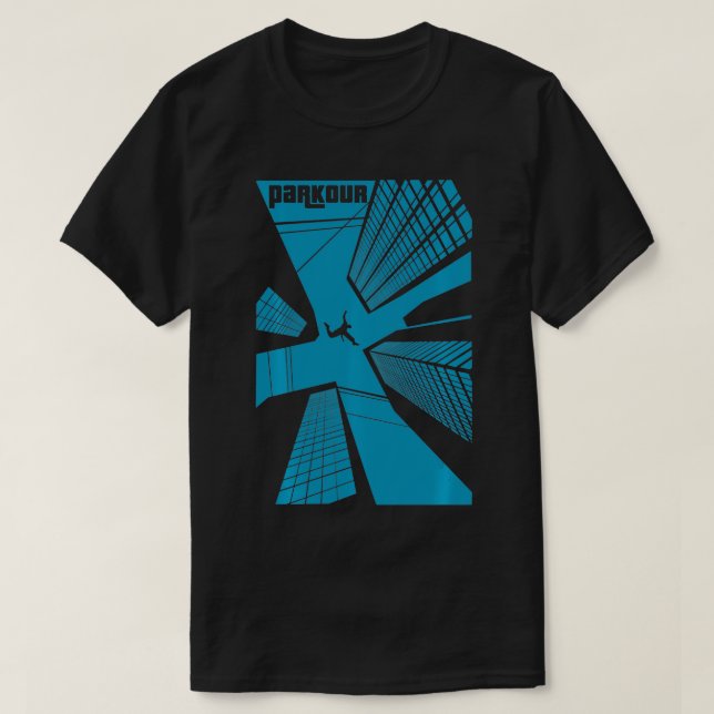 Parkour Lovers Free Running Hobby  T-Shirt (Design Front)