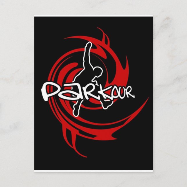 parkour postcard (Front)