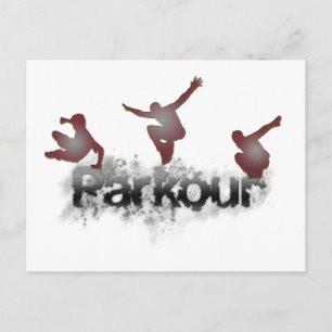 Parkour Postcard