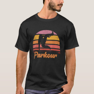 Parkour Run Jump Fly Modern Outdoor Hobby Retro 1 T-Shirt