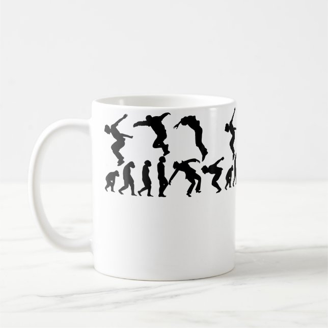 Parkour Running Climber Runner Obstacle Course Par Coffee Mug (Left)