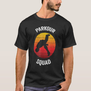 Parkour Squad Vintage Urban Jump Free Running T-Shirt