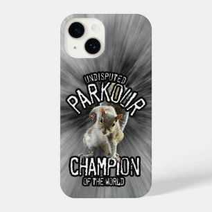 Parkour Squirrel - funny freerunning iPhone 14 Case