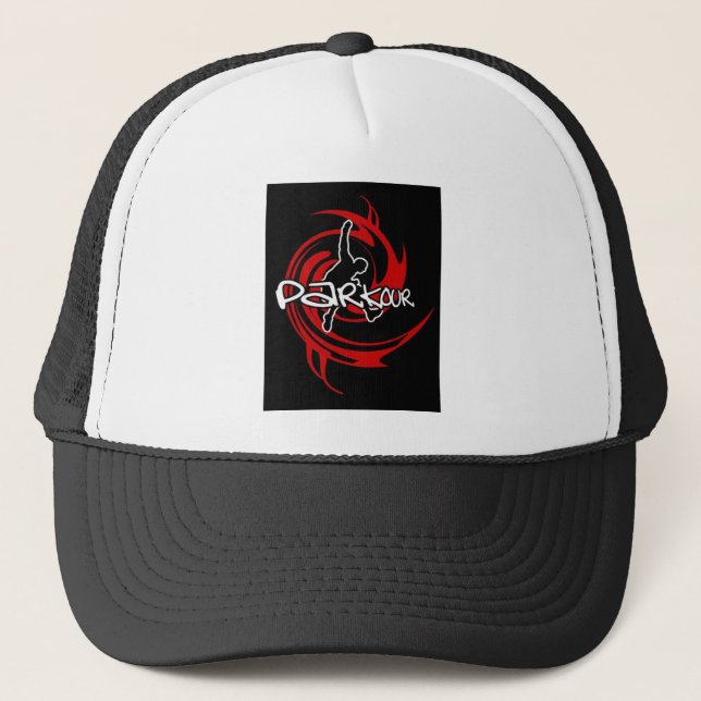 parkour trucker hat (Front)