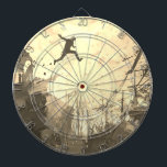Parkour Urban Free Running Free Styling Art Sepia<br><div class="desc">A modern artist's impression of parkour being practiced in an urban back street in sepia tones.</div>