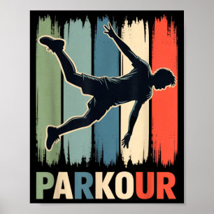 Parkour, Urban Gymnast, Traceur, Runner Poster