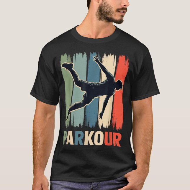 Parkour, Urban Gymnast, Traceur, Runner  T-Shirt (Front)