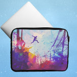 Parkour Urban Obstacle Course Laptop Computer Case<br><div class="desc">A colorful artist's impression of parkour being practiced in an urban back street. Designed for you by Evco Studio.</div>