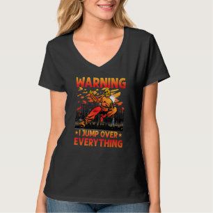 Parkour Warning I jump over everything funny sayin T-Shirt