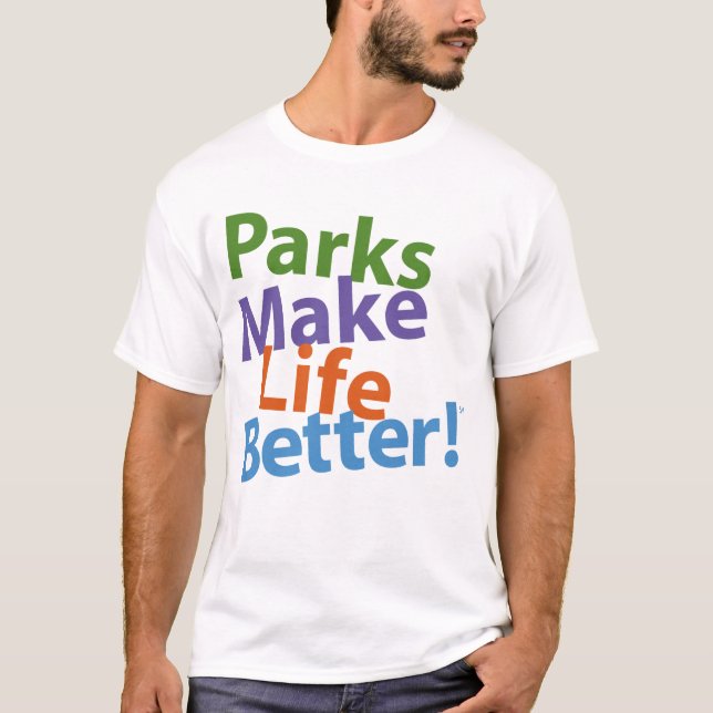 Parks Make Life Better! Official Logo T-Shirt (Front)