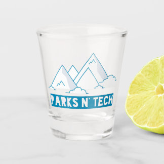 Parks N' Tech Mountains Shot Glass
