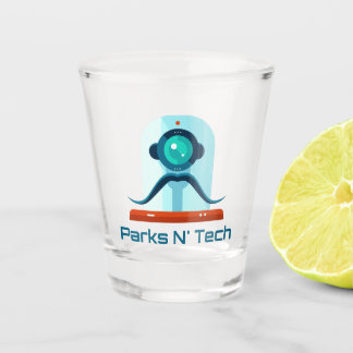 Parks N' Tech Wisdom Robot Shot Glass